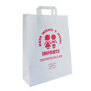 bolsas de papel asa plana